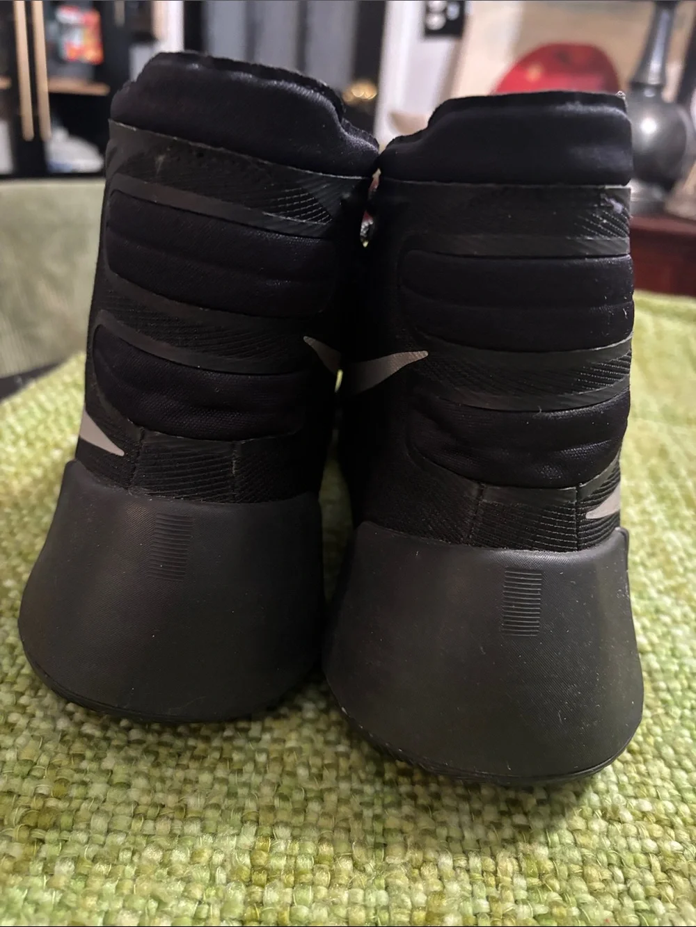 Nike Hyperdunk Men's Black High-Top black metallic sliver - Picture 3 of 5